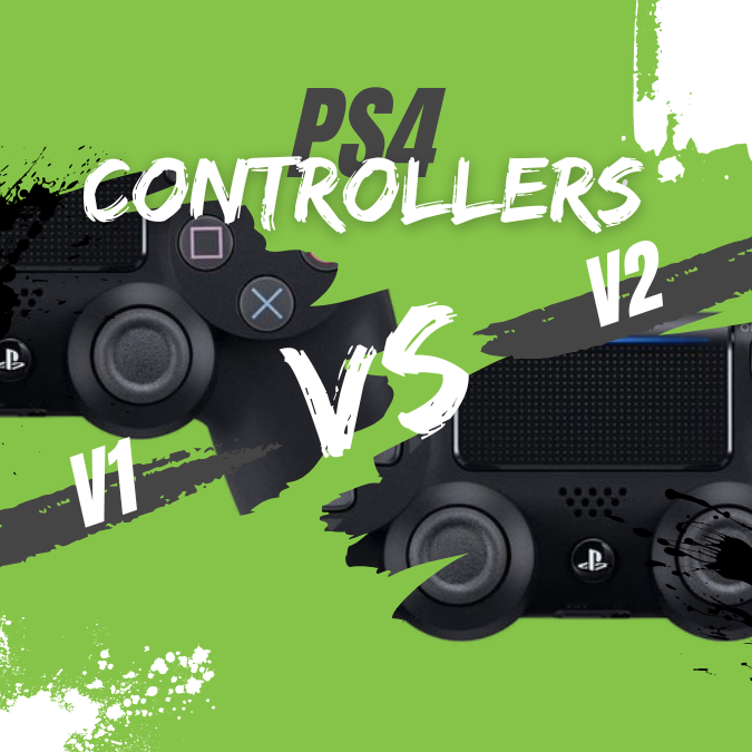 De verschillen tussen de PS4 V1 en V2 controllers