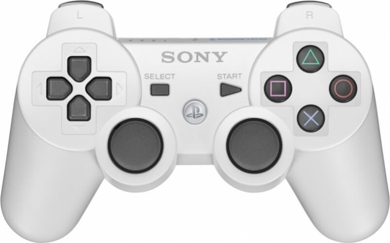 Sony Dual Shock Playstation 3 Controller - White | levelseven