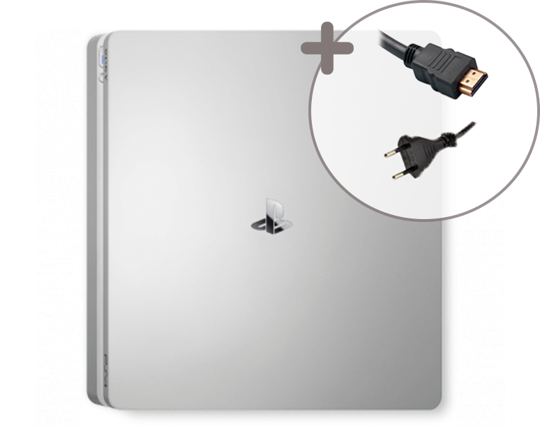 Playstation 4 Console Slim - 500GB - Silver | Playstation 4 Hardware | RetroPlaystationKopen.nl