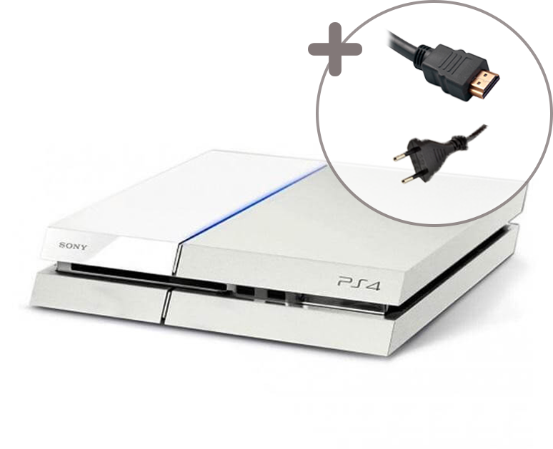 Playstation 4 Console - 500GB - White | levelseven