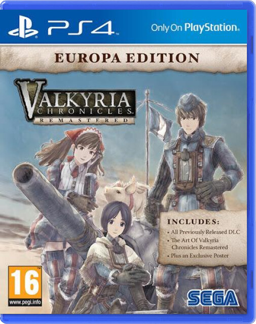 Valkyria Chronicles Remastered - Europa Edition - Playstation 4 Games