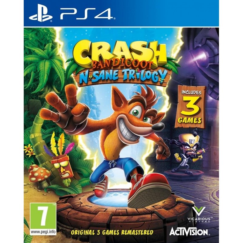 Crash Bandicoot N. Sane Trilogy Kopen | Playstation 4 Games