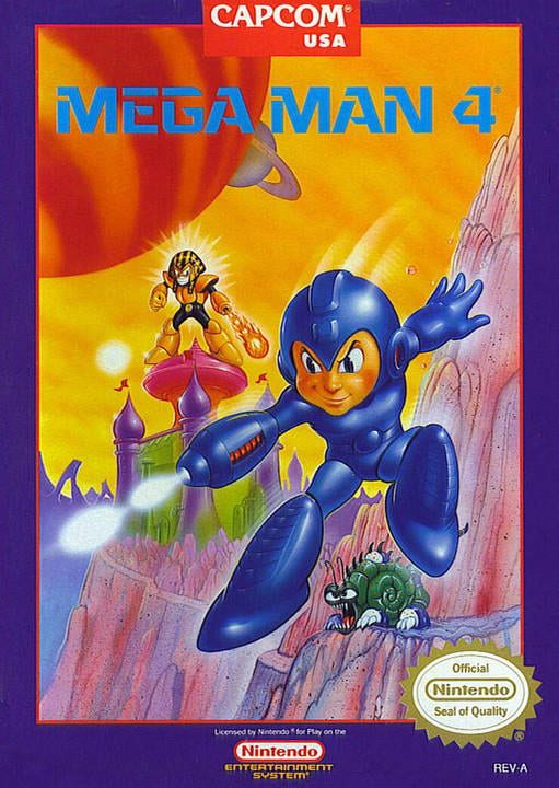 Mega Man 4 - Playstation 1 Games