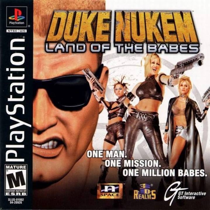 Duke Nukem: Land of the Babes - Playstation 1 Games