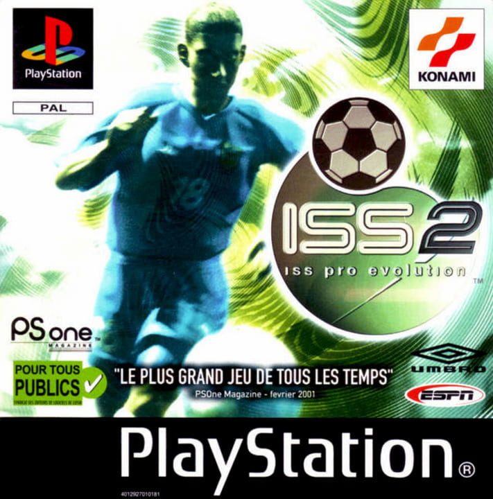 ISS Pro Evolution Soccer 2 - Playstation 1 Games