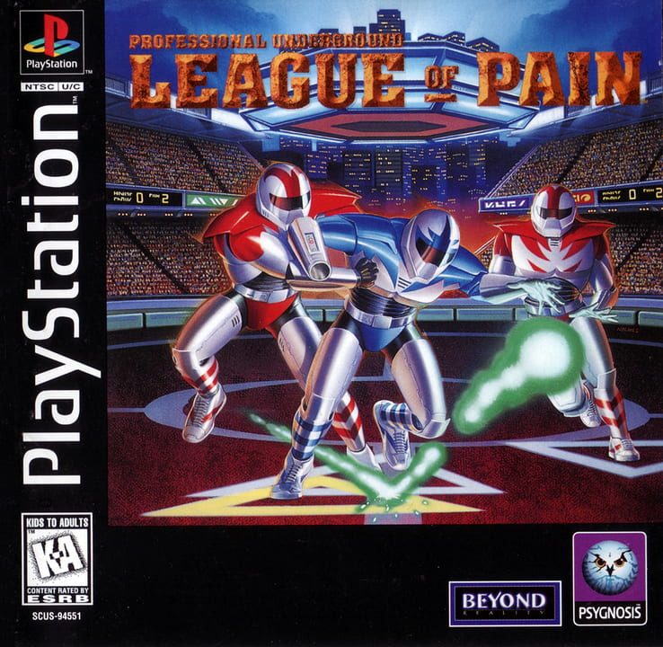Professional Underground League of Pain - Playstation 1 Games