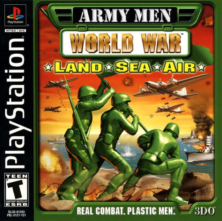 Army Men: World War - Land Sea Air - Playstation 1 Games