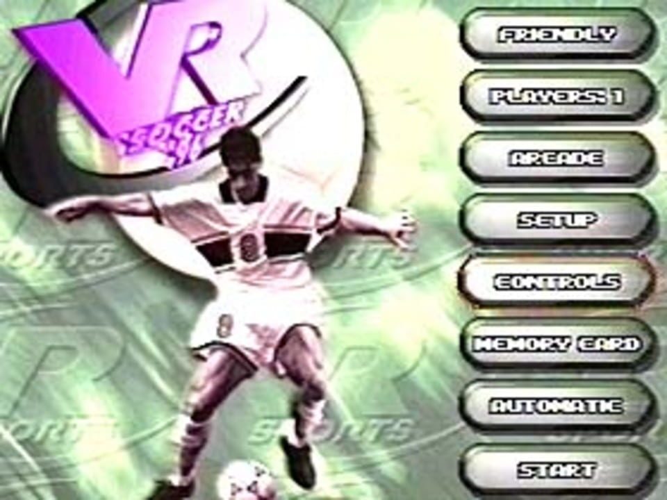 VR Soccer '96 - Playstation 1 Games