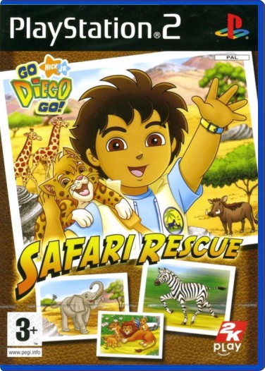 Go, Diego, Go! Safari Rescue - Playstation 2 Games