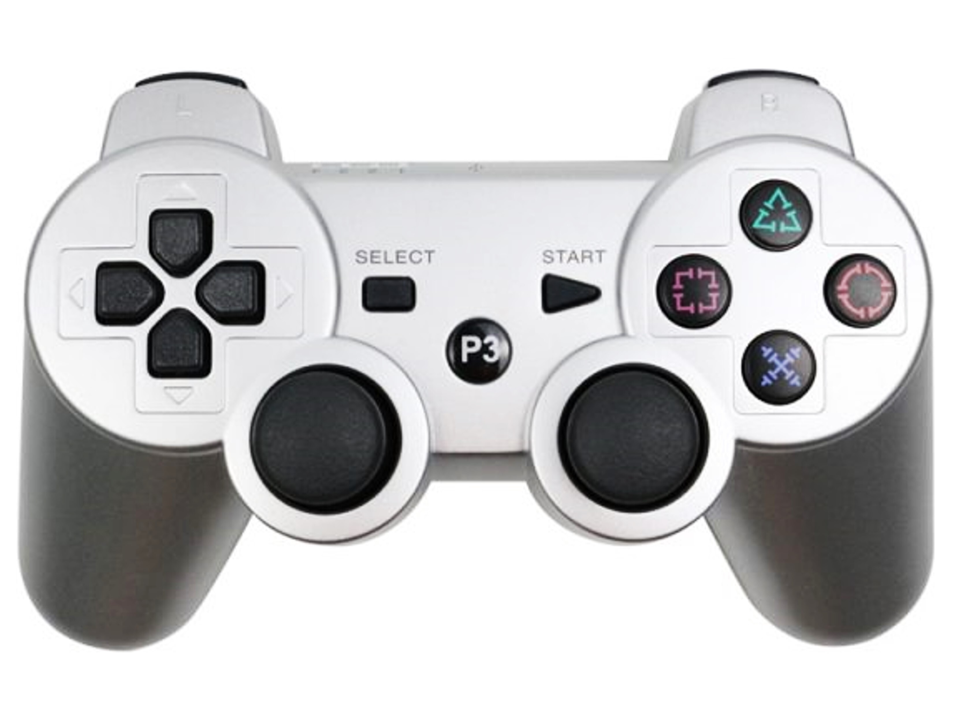 Nieuwe Wireless Dual Shock Playstation 3 Controller - Zilver | levelseven