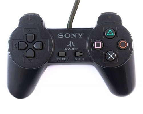 Sony Analog Playstation 1 Controller - Charcoal Black - Playstation 1 Hardware