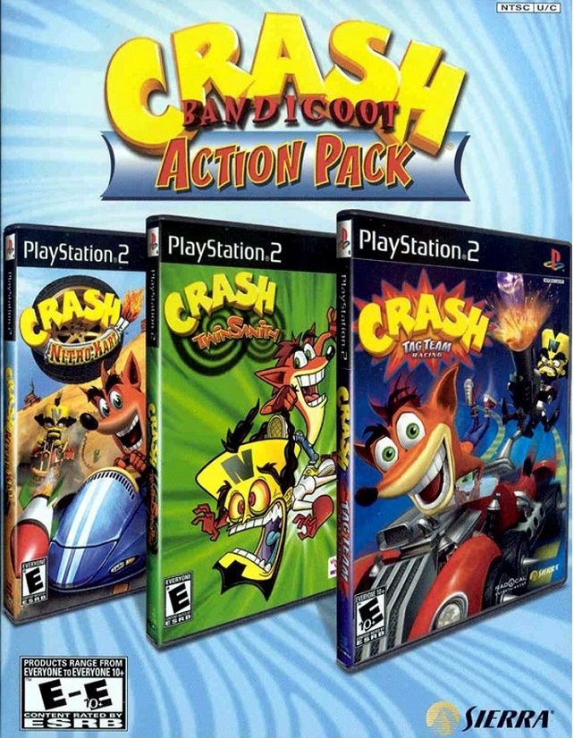 Crash Bandicoot Action Pack - Playstation 2 Games