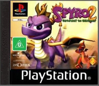 Spyro 2 Gateway to Glimmer - Playstation 1 Games