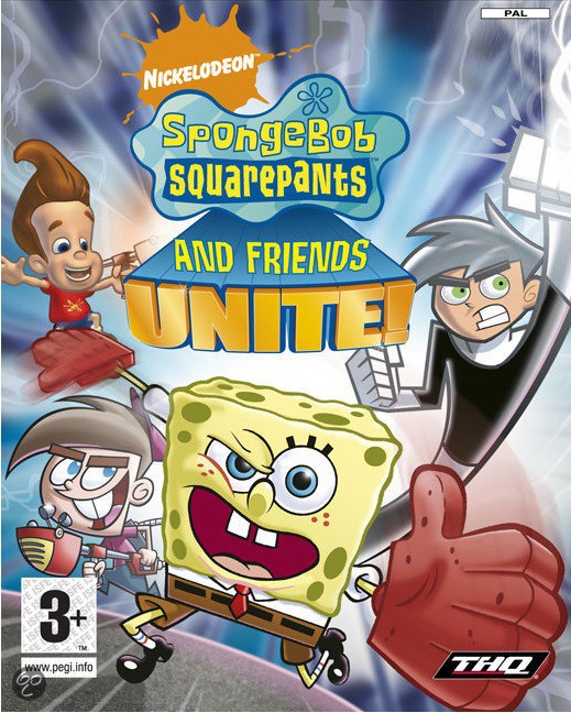 Spongebob en Zijn Vrienden: Samen Staan ze Sterk - Playstation 2 Games