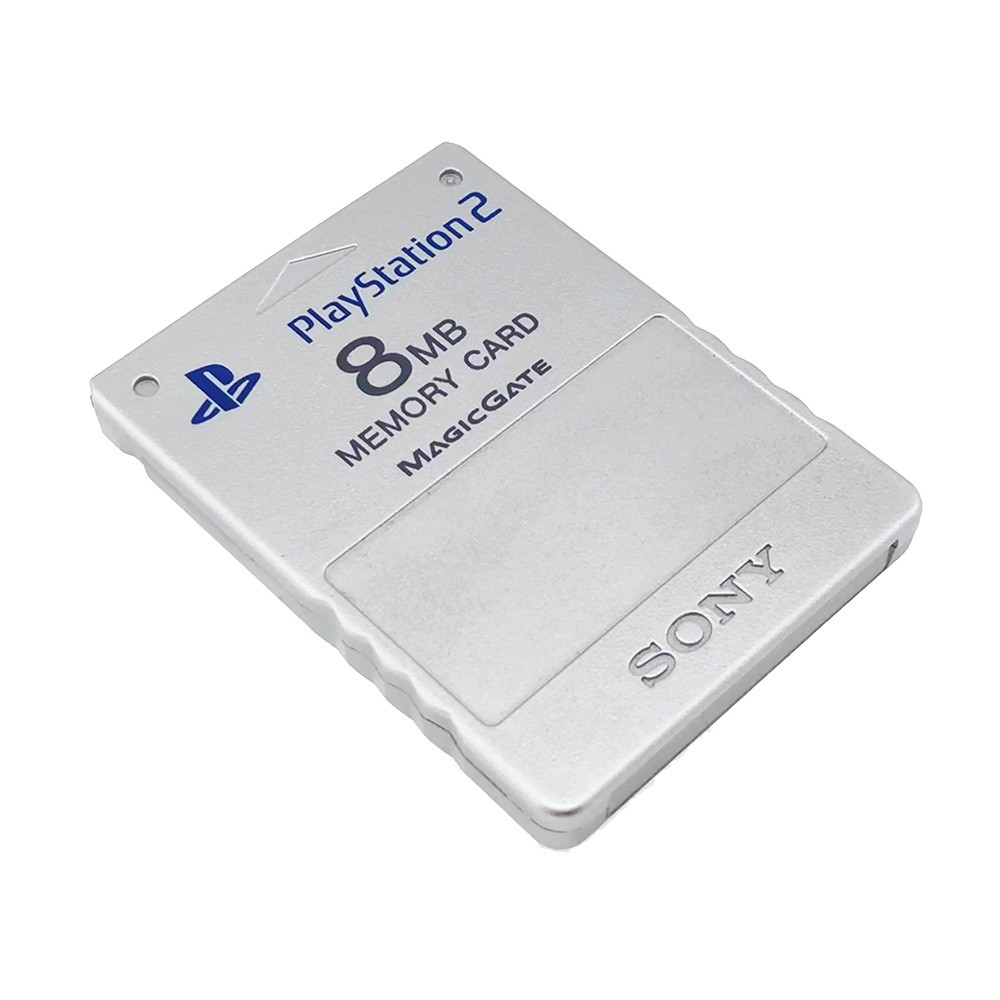 Originele Playstation 2 Memory Card - Silver (8MB) | Playstation 2 Hardware | RetroPlaystationKopen.nl