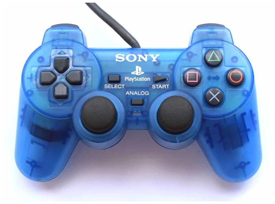 Sony Dual Shock PlayStation 1 Controller - Island Blue - Playstation 1 Hardware