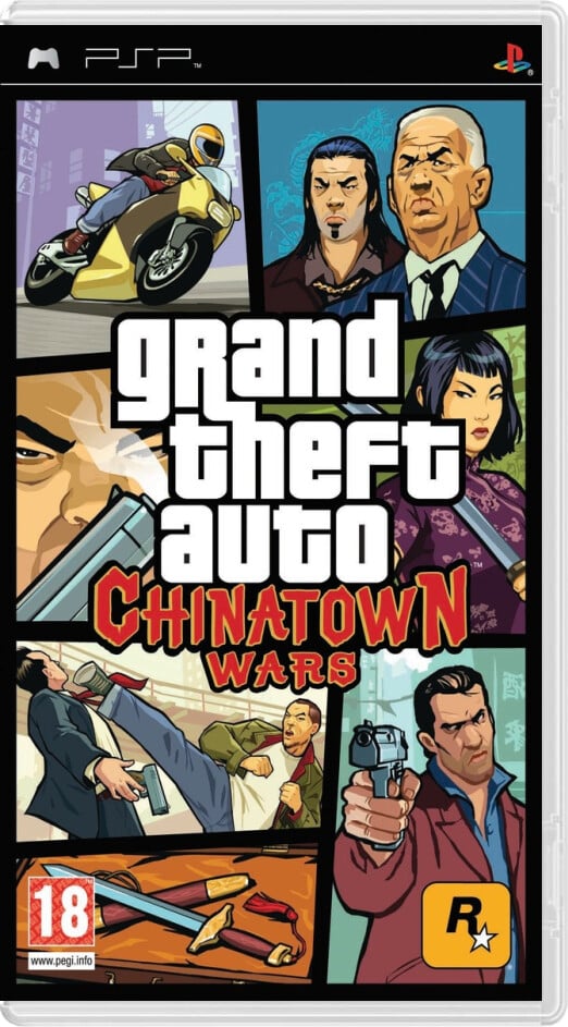 Grand Theft Auto: Chinatown Wars - Playstation Portable Games