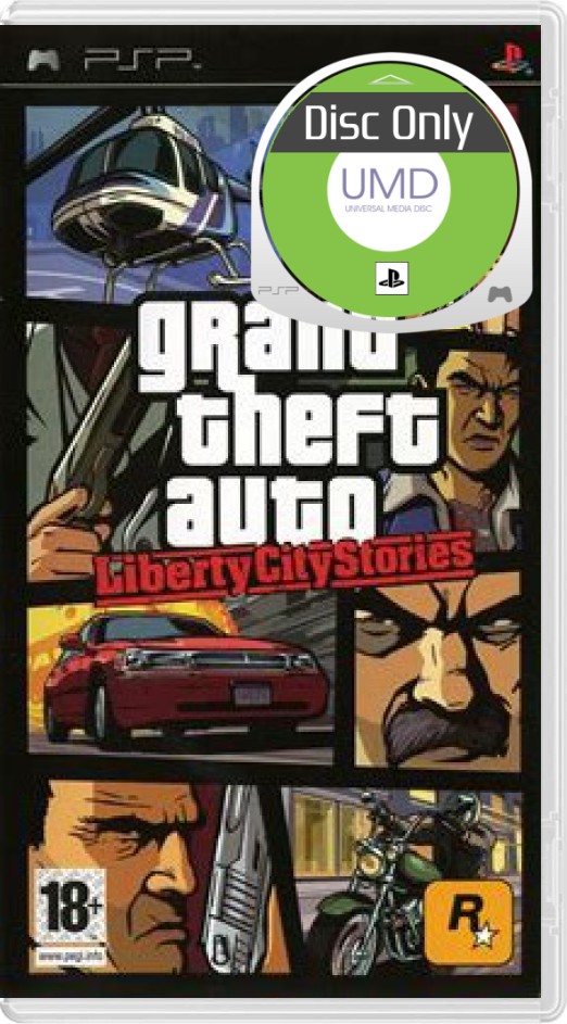 Grand Theft Auto: Liberty City Stories - Disc Only - Playstation Portable Games