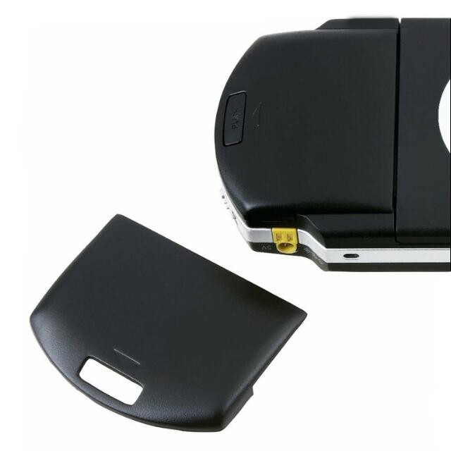 Batterijklepje Cover voor de PSP 1000 - Black - Playstation Portable Hardware - 2