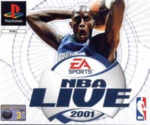 NBA Live 2001 - Playstation 1 Games