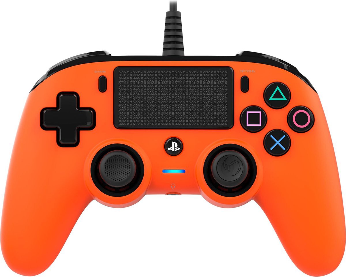 Nacon Compact Controller Wired - Oranje - Playstation 4 Hardware