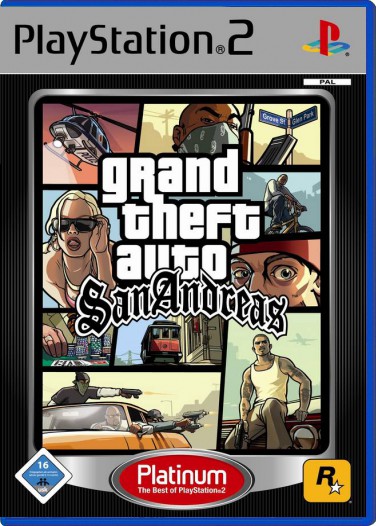 Grand Theft Auto: San Andreas (Platinum) - Playstation 2 Games
