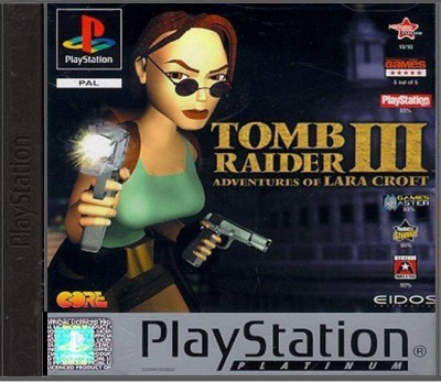 Tomb Raider III: Adventures of Lara Croft (Platinum) - Playstation 1 Games