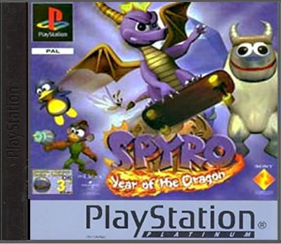 Spyro: Year of the Dragon (Platinum) - Playstation 1 Games