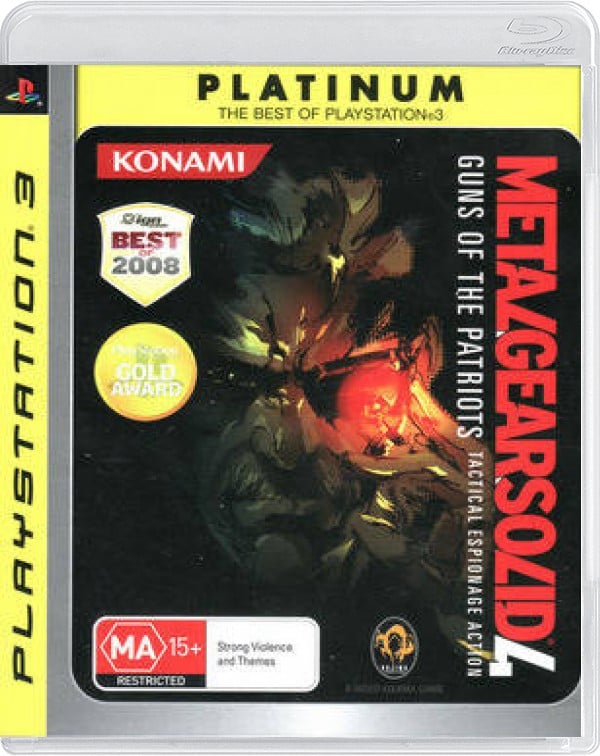 Metal Gear Solid 4: Guns of the Patriots (Platinum) - Playstation 3 Games