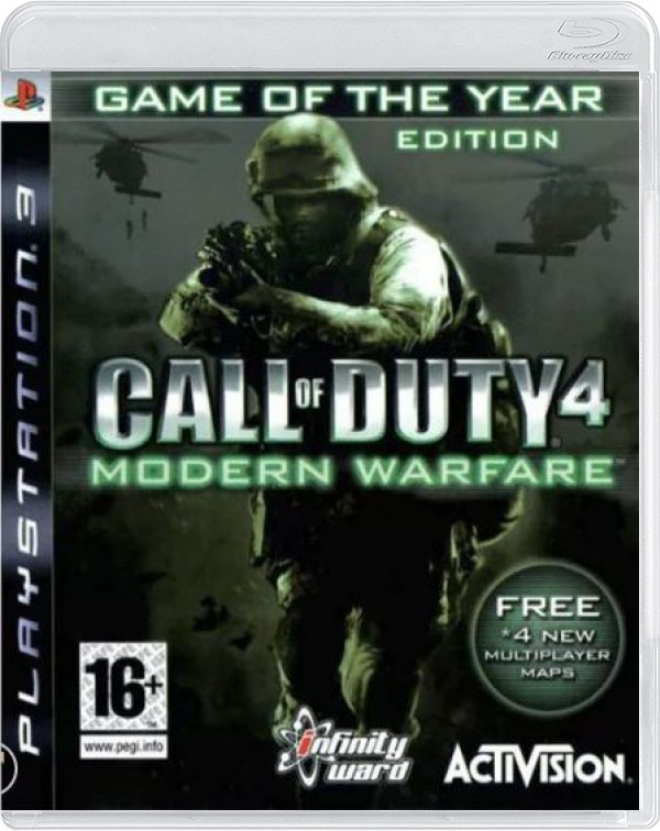 Call of Duty 4: Modern Warfare - Game of the Year Edition - Playstation 3 Games