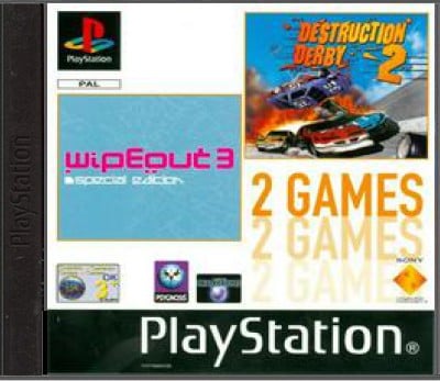 Wipeout 3 Special Edition & Destruction Derby 2 (Double Pack) - Playstation 1 Games