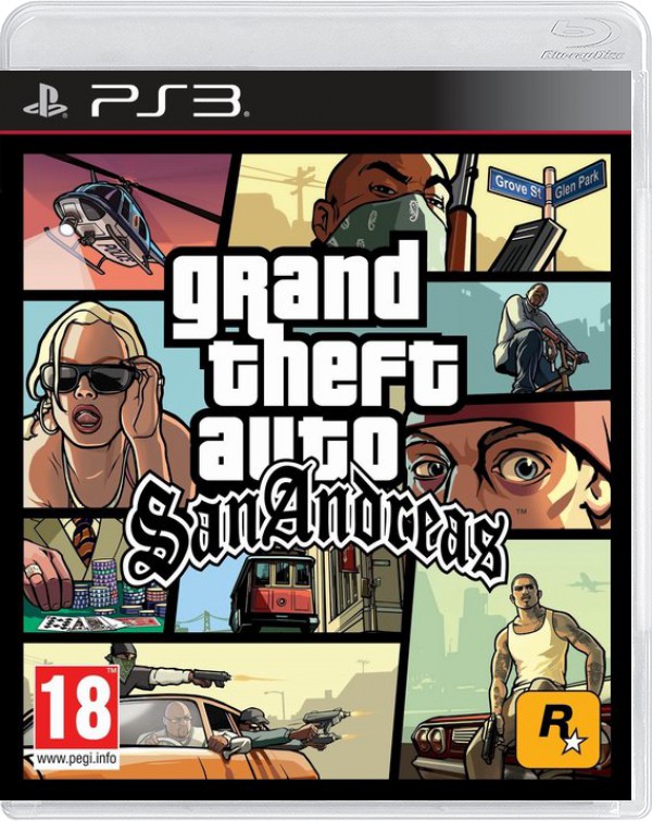 Grand Theft Auto  San Andreas - Playstation 3 Games