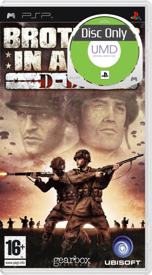 Brothers in Arms: D-Day - Disc Only - Playstation Portable Games