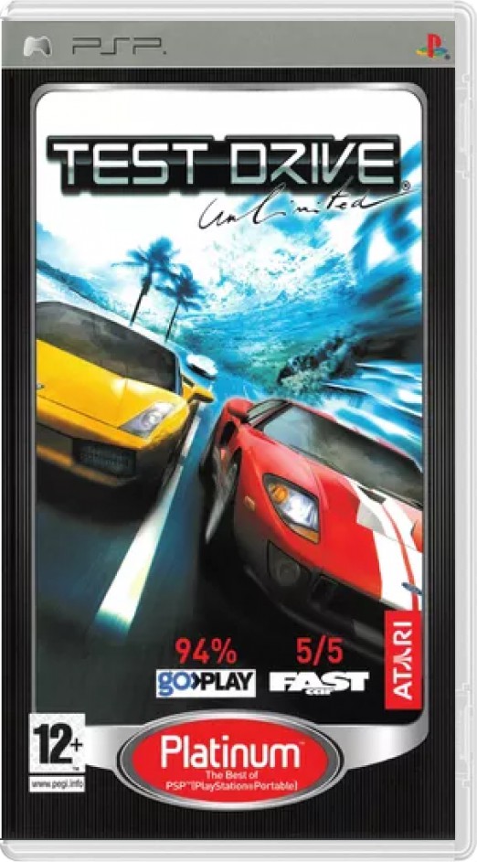Test Drive Unlimited (platinum) - Playstation Portable Games