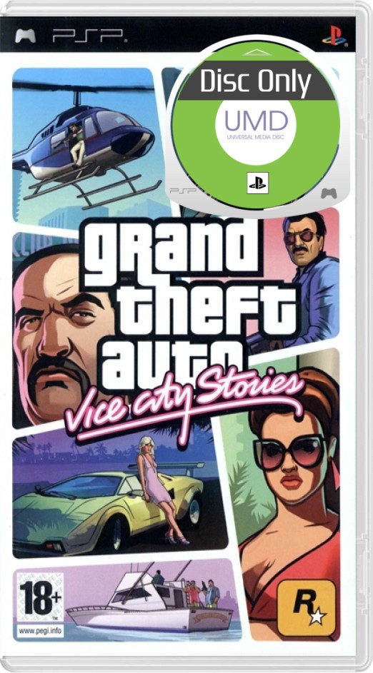 Grand Theft Auto: Vice City Stories - Disc Only - Playstation Portable Games