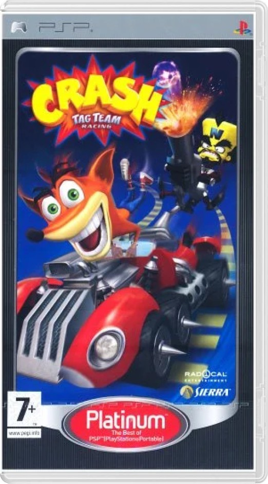 Crash Tag Team Racing (Platinum) - Playstation Portable Games