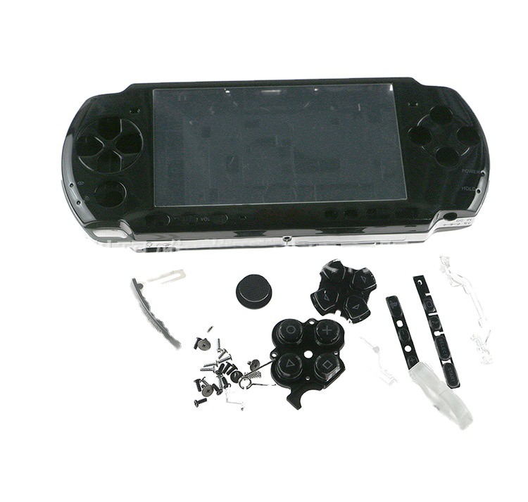 PSP 3000 Shell - Black - Playstation Portable Hardware