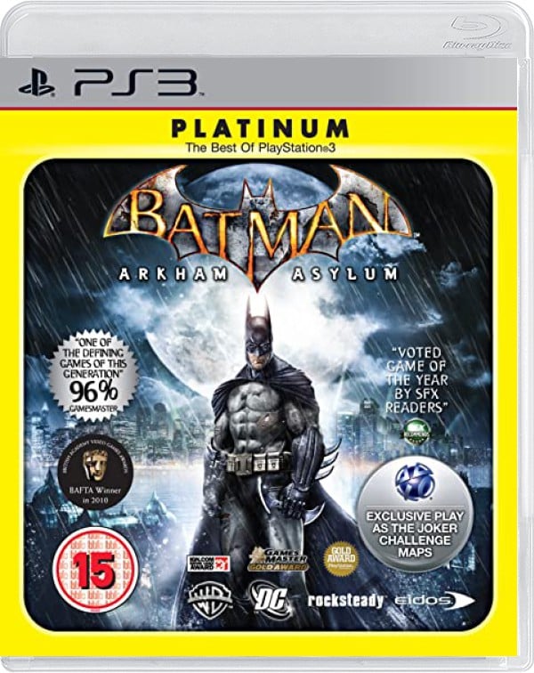 Batman: Arkham Asylum - Game of the Year Edition (Platinum) - Playstation 3 Games
