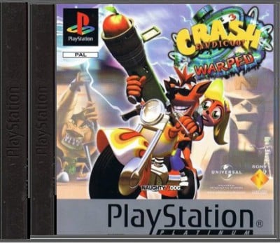 Crash Bandicoot 3: Warped (Platinum) (German) - Playstation 1 Games