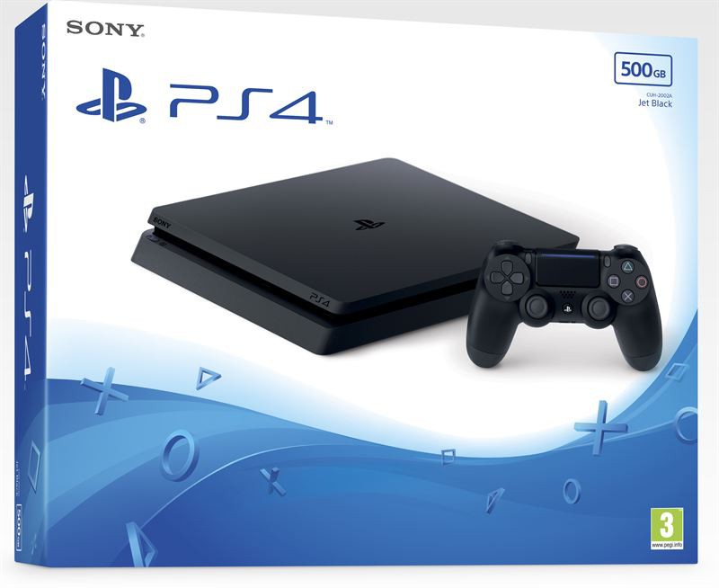 Playstation 4 Slim Console Black - 500GB [Complete] | levelseven