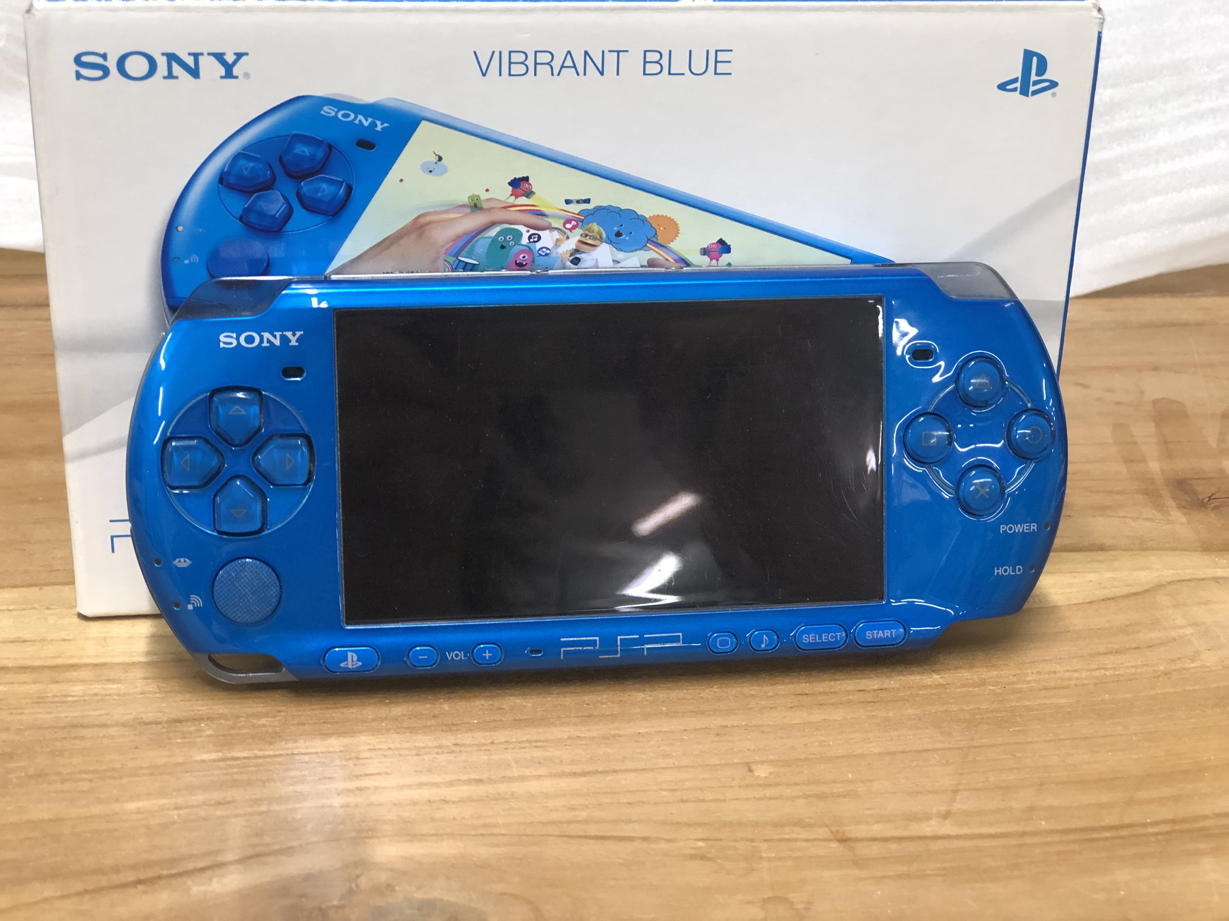 Playstation Portable Slim & Lite PSP 3000 - Vibrant Blue [Complete] - Playstation Portable Hardware - 3