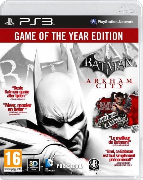 Batman: Arkham City - Game of The Year Edition - Playstation 3 Games