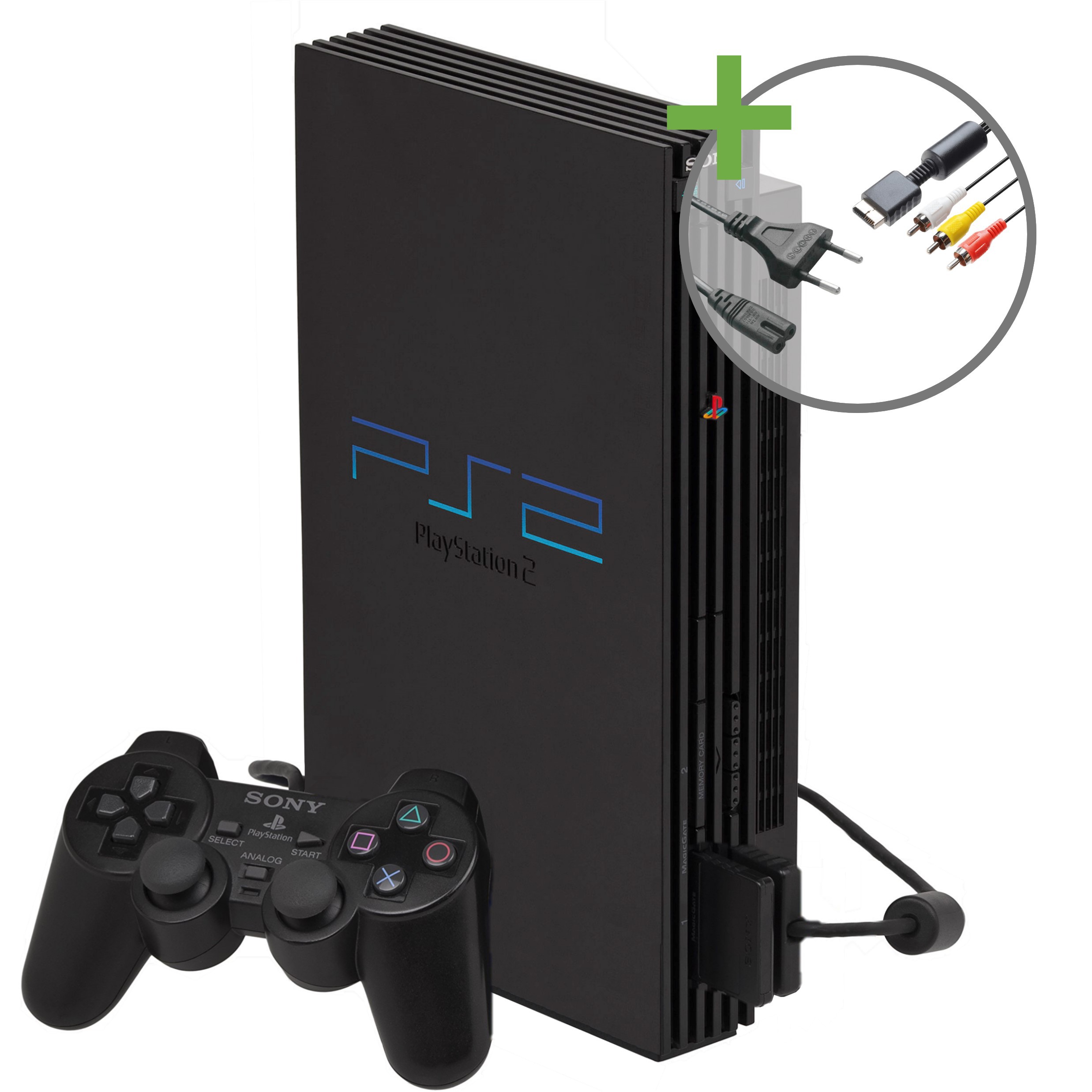 Sony PlayStation 2 Phat Starter Pack - Black Edition - Playstation 2 Hardware