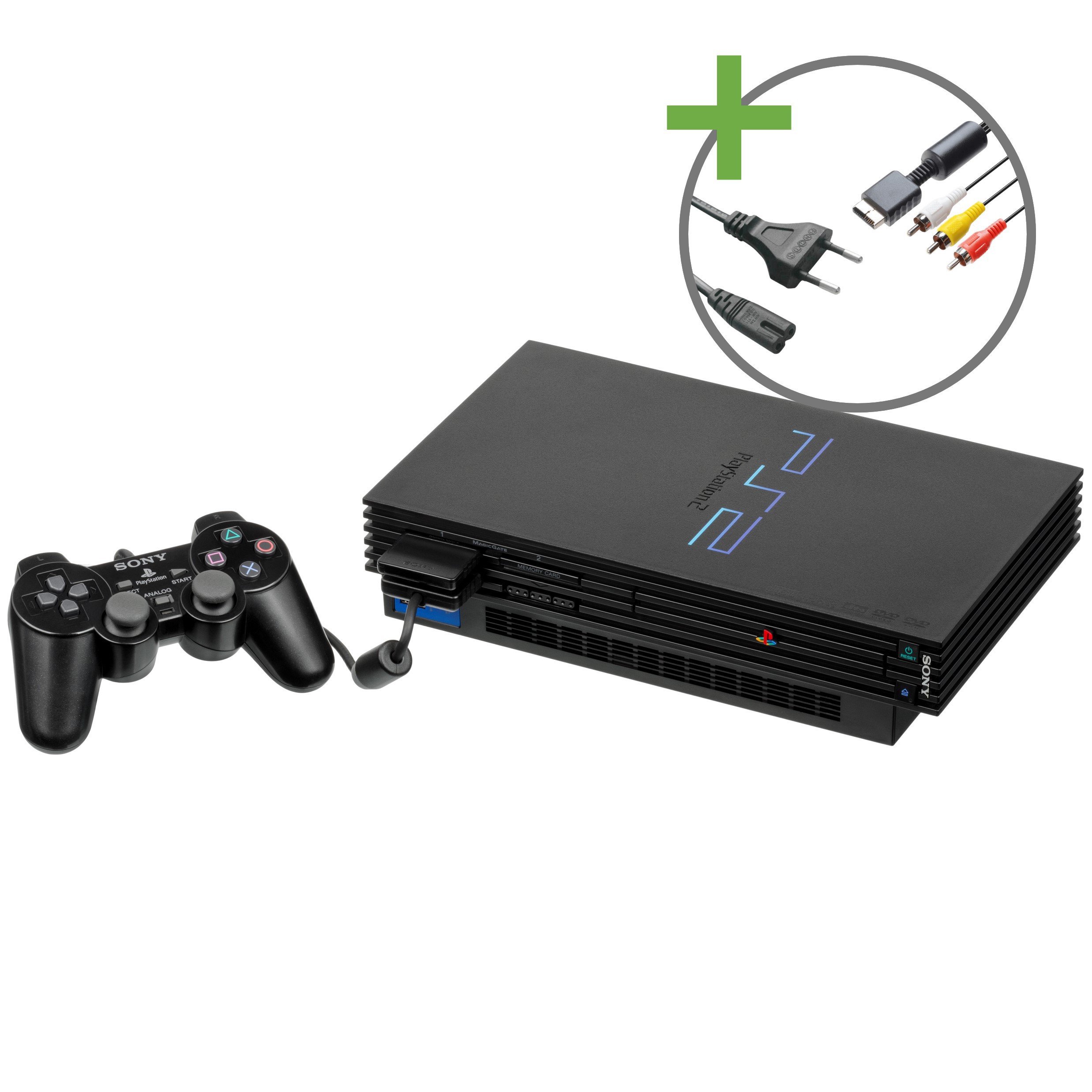 Sony PlayStation 2 Phat Starter Pack - Black Edition - Playstation 2 Hardware - 2