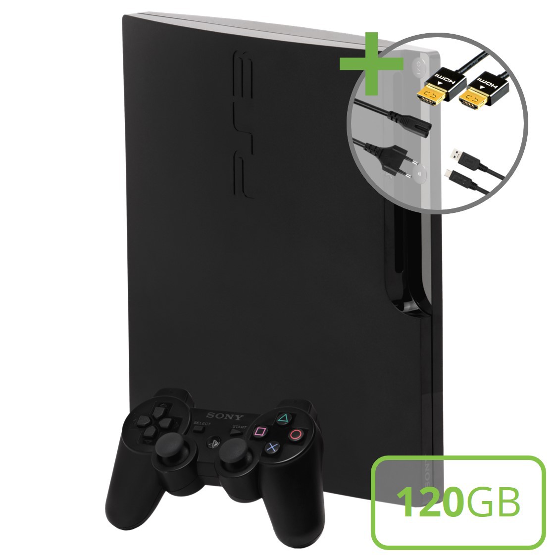 Sony PlayStation 3 Slim (120GB) Starter Pack - DualShock Edition - Playstation 3 Hardware - 2