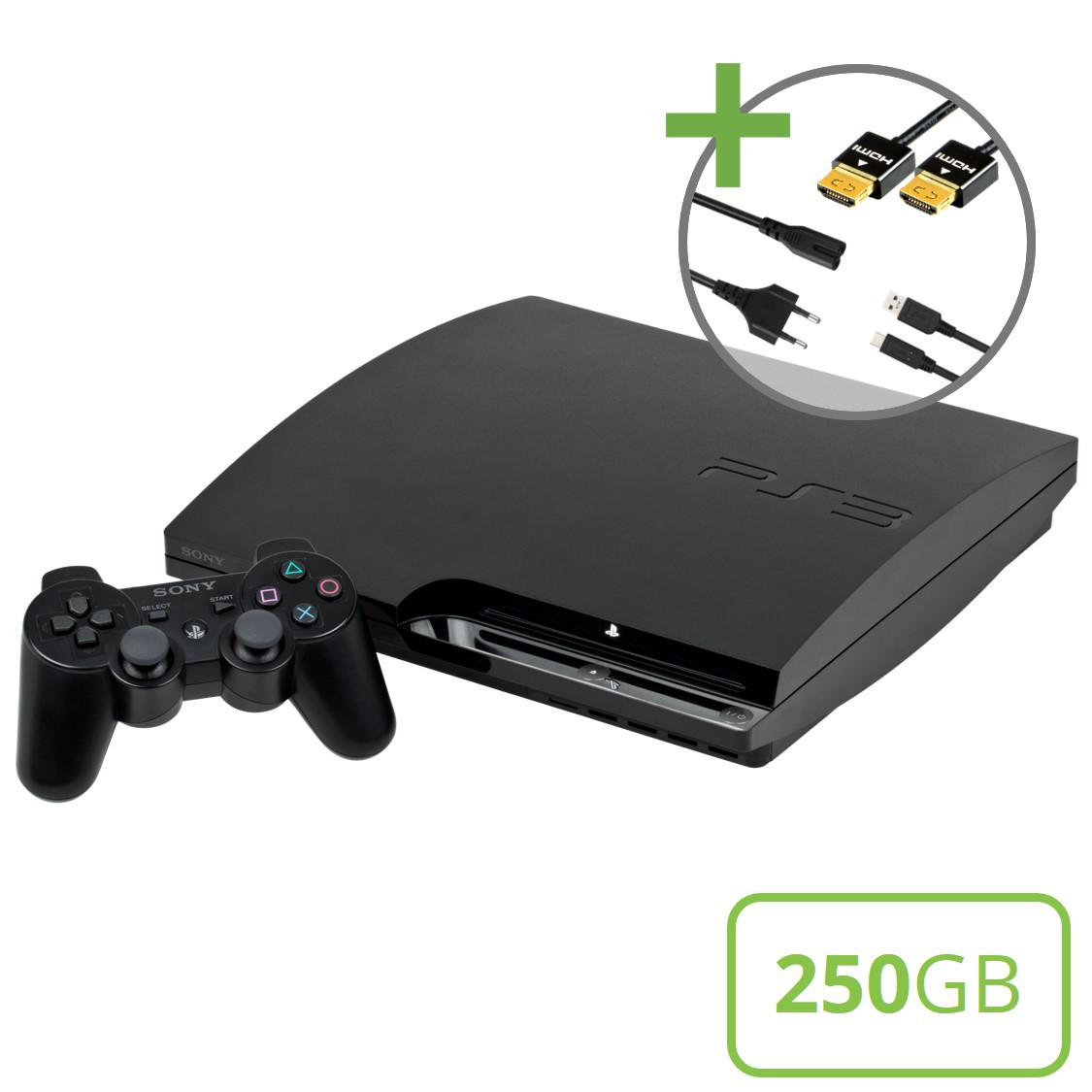 Sony PlayStation 3 Slim (250GB) Starter Pack - DualShock Edition Kopen | Playstation 3 Hardware