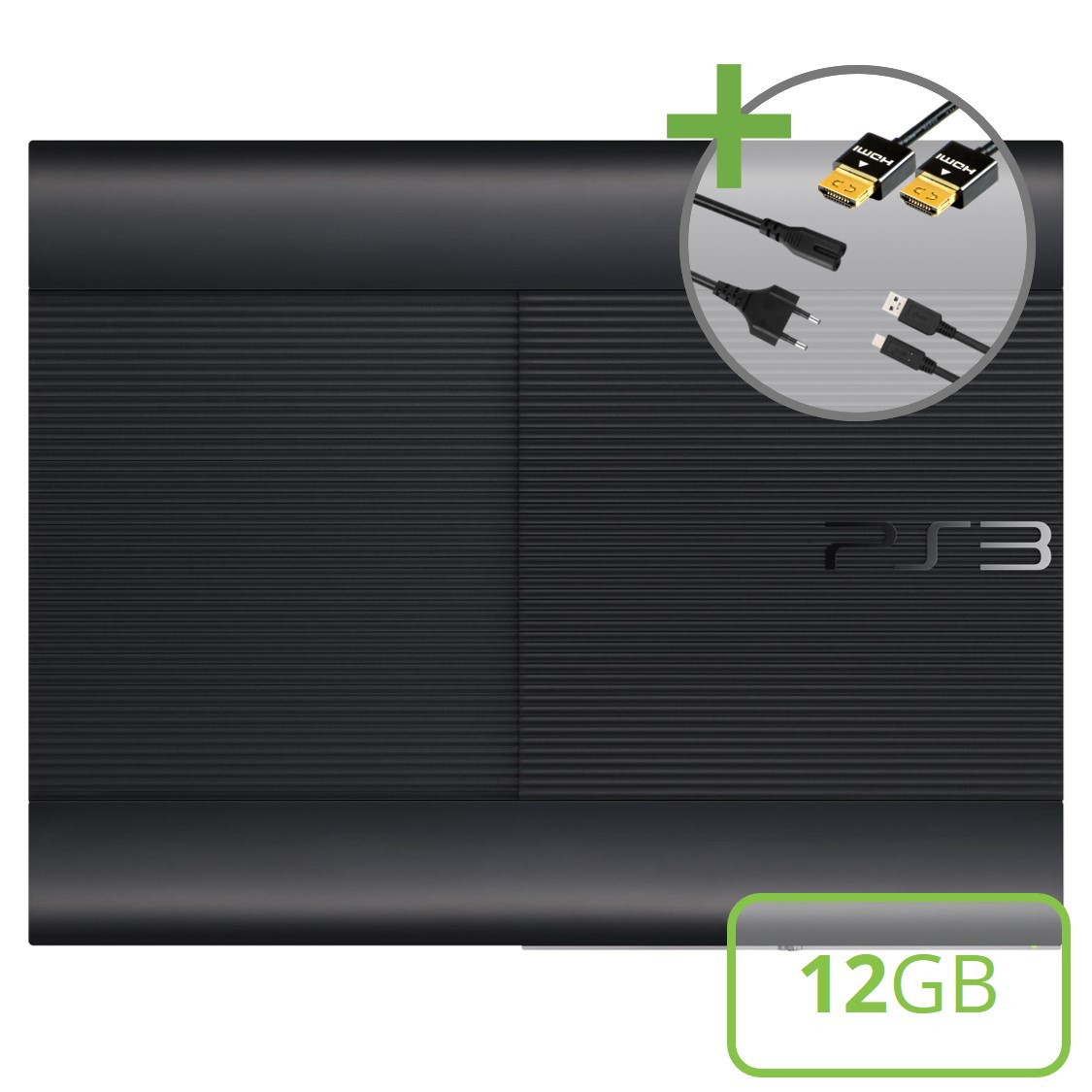 Sony PlayStation 3 Super Slim (12GB) Starter Pack - DualShock Edition - Playstation 3 Hardware - 3