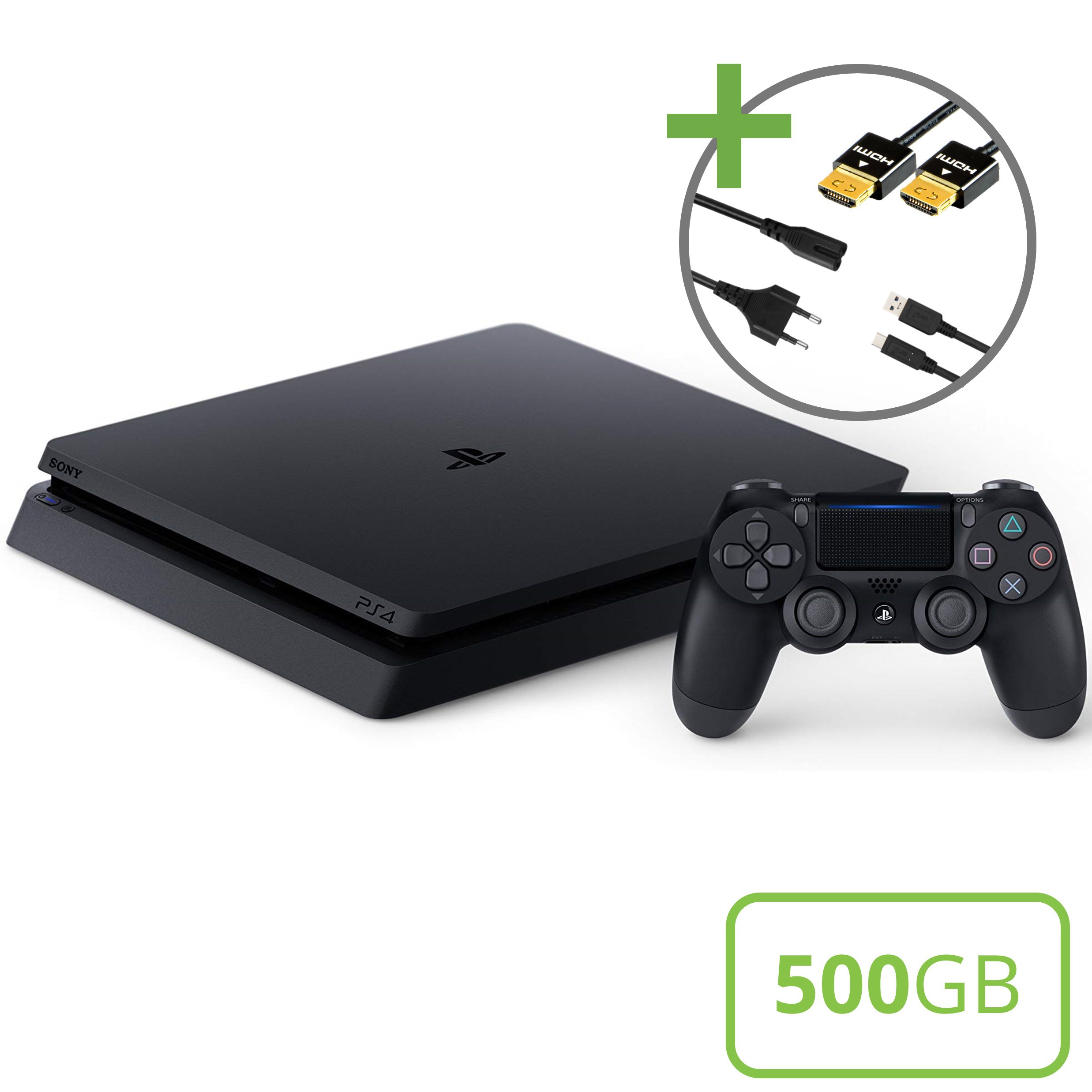 Sony PlayStation 4 Slim (500GB) Starter Pack - DualShock V2 Edition Kopen | Playstation 4 Hardware