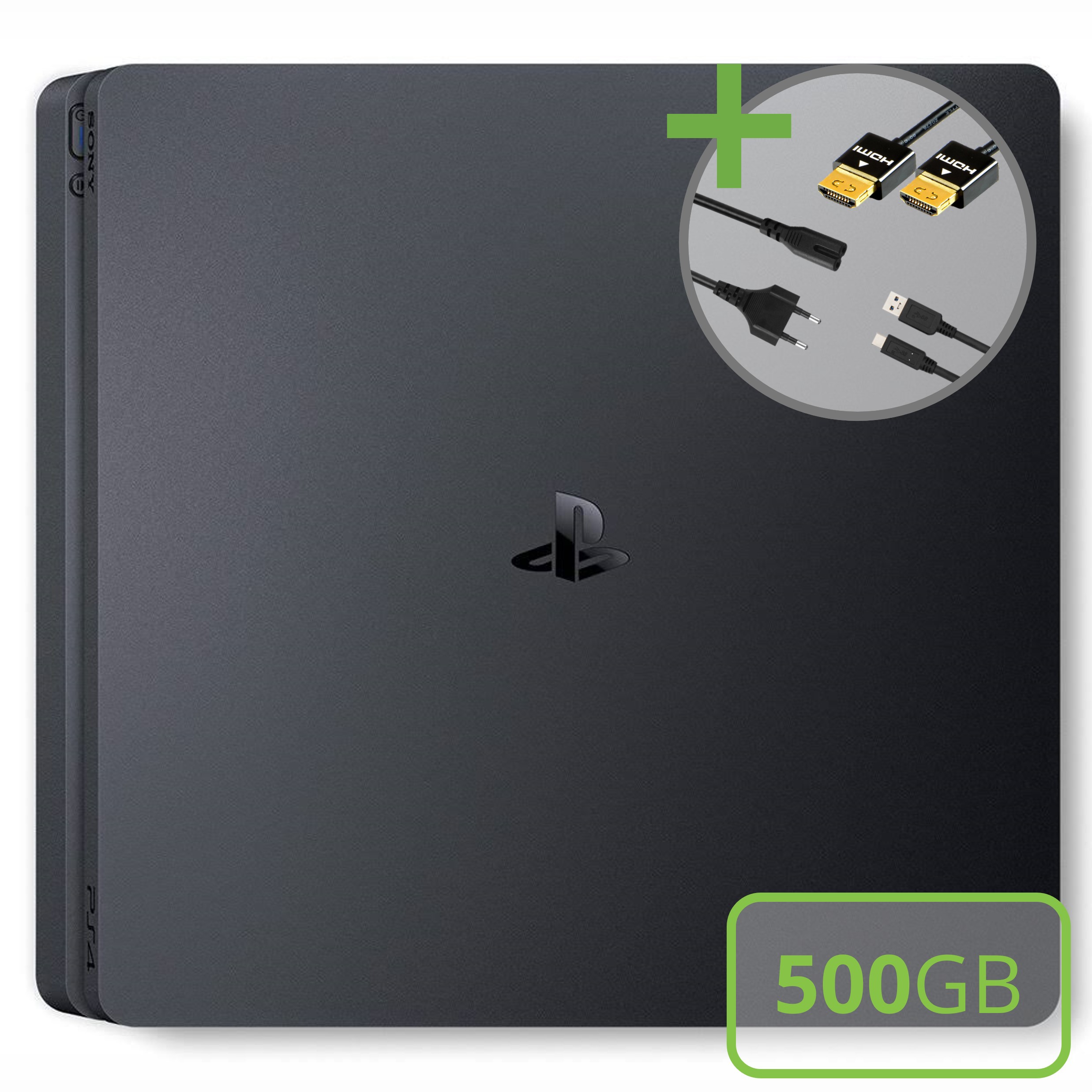 Sony PlayStation 4 Slim Starter Pack - 500GB DualShock V2 Edition - Playstation 4 Hardware - 3