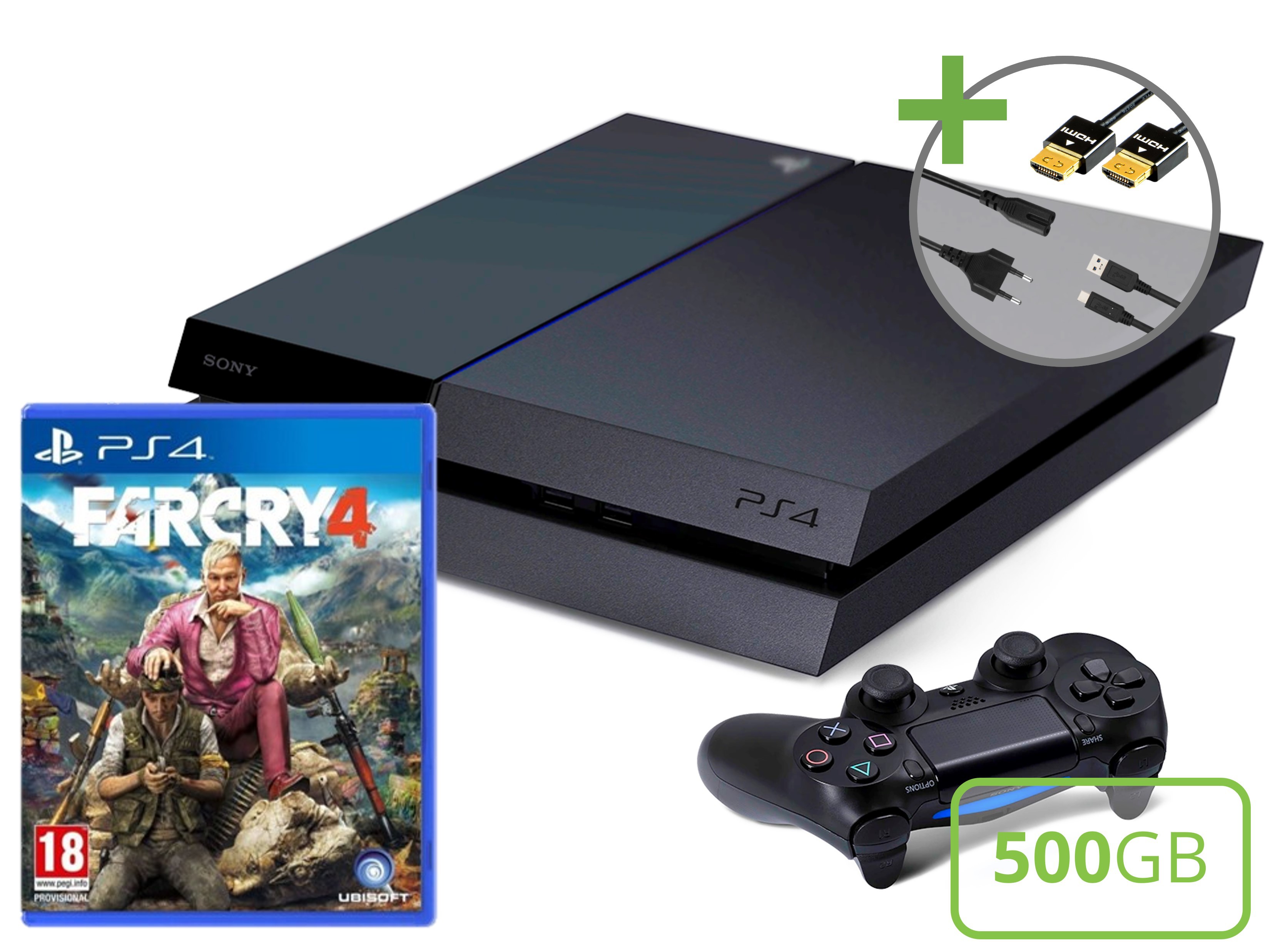Sony PlayStation 4 Starter Pack - 500GB Far Cry 4 Edition - Playstation 4 Hardware